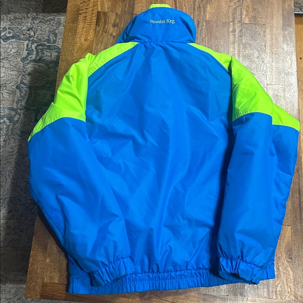 Vtg 80s 90s Columbia Ski Jacket 3 in 1  Snowboard Neon Pink Glow Coat men’s med. - Picture 7 of 9